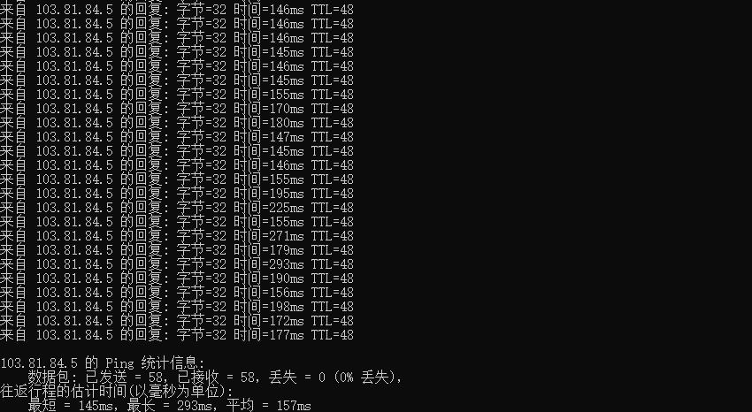 HostingViet越南VPS测评 - 本地Ping延迟测试